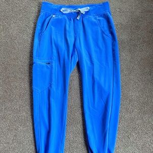 Figs Women's Zamora 2.0 - Petite Jogger Scrub Pants - S - Petite / Ceil Blue